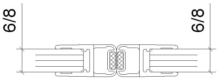 Magnetdichtung 180°