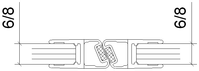 Magnetdichtung 135° fluchtend