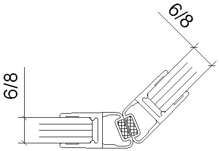 Magnetdichtung 135°