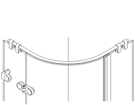 Haltestange Glas